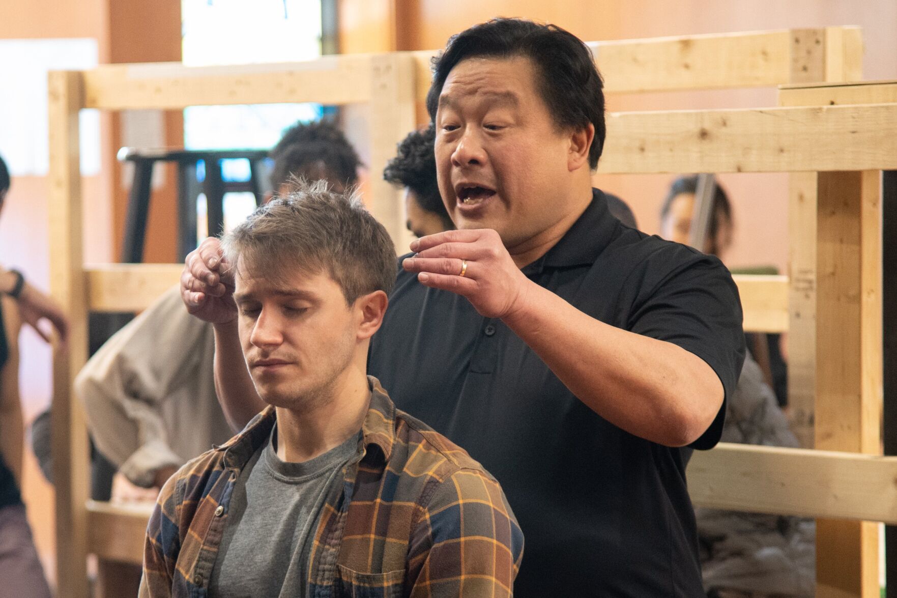 Rehearsal of 'The Karate Kid: The Musical' at Stages St. Louis